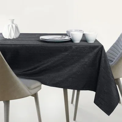 Zdjęcie produktu dla Bieżnik plamoodporny VESTA 30x80 Czarny AmeliaHome