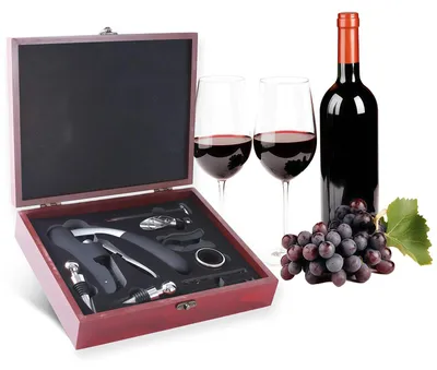 Produktbild von Multifunktionaler Weinflaschenöffner mit Ausgießer - Für Weinliebhaber