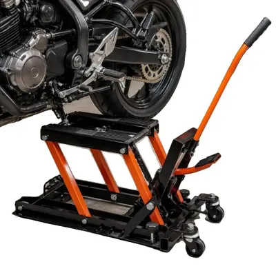 Produktbild von Hydraulischer Motorradheber, höhenverstellbar, 700 kg Tragfähigkeit, schwarz