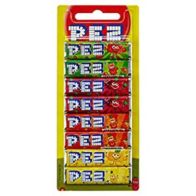 Produktbild von PEZ Bonbons Fruit Mix PEZ Spender Laktose und glutenfrei 68g 9er Pack