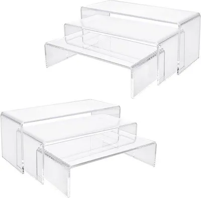 Produktbild von Acryl Aufsteller 6-teilig 3 Größen Schmuckständer Figuren Sammler