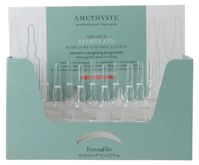 Produktbild von Amethyste Specific Hair Loss Control Lotion 12x8ml - Anti-Haarausfall-Ampullen