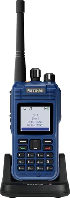 Produktbild von Retevis E2 explosionsgeschütztes Funkgerät,IP68 Wasserdicht,1500 mAh, Notfallalarm,AES256 Kommunikation,ATEX Digitales Funkgeräte für Chemiefabriken