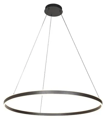 Produktbild von Hängeleuchte - schwarz - Ringlux - kunststoff metall - Ø 100cm - LED - 3676ZW - Steinhauer