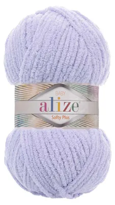 100g Kuschelgarn Alize Softy Plus Baby Strickgarn Babywolle lavendel