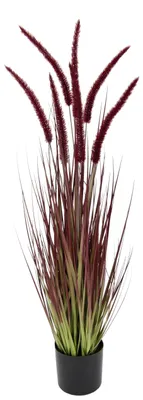 Produktbild von Fuchsschwanzgras im Topf Gras Kunstpflanze Kunstgras Ziergras Grünpflanzen Grasb