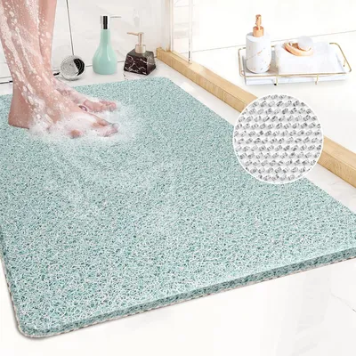 Produktbild von Rutschfeste Duschmatte in Eckform mit Schnelltrocknungsfunktion, 53 cm