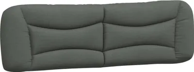Produktbild von vidaXL Kopfteil-Kissen "Hvar" Dunkelgrau 180 cm Stoff