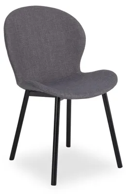Produktbild von Polsterstuhl HARPER HERCHMER BHT 51x83x58 cm grau Esszimmerstuhl