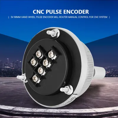 Obrázek produktu pro 5V 60mm ruční pulsní snímač pro CNC frézky - ruční ovládání pulsního snímače, bílý