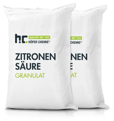 Produktbild von 2x 25 kg Zitronensäure Granulat