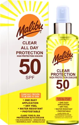 Produktbild von Malibu Klarer Schutz Klarer Schutz Spray SPF50 250ml