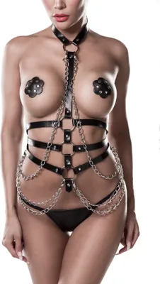 Produktbild von Grey Velvet - 3 - teiliges Harness Set S - L