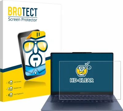 Produktbild von Für Lenovo Yoga Slim 7 Gen 9 14" Schutzfolie BROTECT Displayschutz Display Schutz Folie Klar Transparent