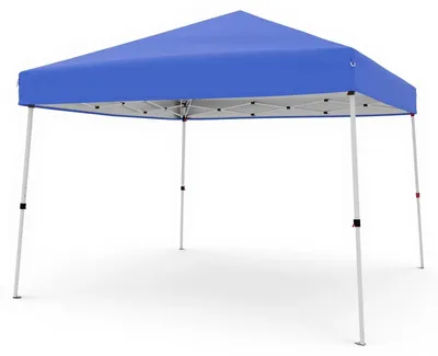 Immagine prodotto di Padiglione pieghevole 3x3 metri - Tenda pop-up per feste - Facile da montare - Struttura in acciaio - Tessuto Oxford - Include borsa per il trasporto, sacchi di sabbia e picchetti - Blu