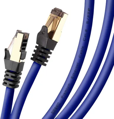 Produktbild von Duronic CAT8 BE 2 m Ethernet Netzwerkkabel | S/FTP Ethernet-Netzwerkkabel | Superschneller Patch-Ethernet-Kabel | Bis zu 2 GHz / 2000 MHz | RJ45-Anschlüsse | 40 Gigabit Datenübertragung
