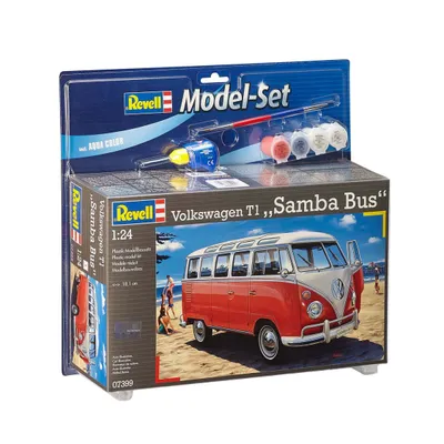 Image de Revell Model Set VW T1 Samba Bus - Kit de construction de voiture ; 67399
