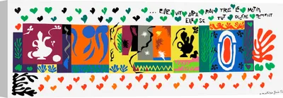 Image de Impression d'art sur toile - Henri Matisse, Mille et une nuits - 150x50 cm
