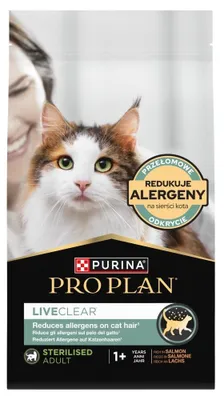 Zdjęcie produktu dla Purina Pro Plan LiveClear Sterilised Adult karma dla kota z łososiem 1,4 kg