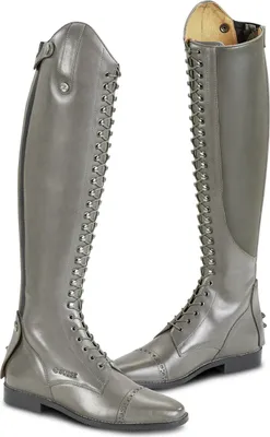 Produktbild von BUSSE Reitstiefel LAVAL grau Schürrstiefel viele Größen, Farbe:grau, Größe:40-Wade-LW (50/39-41)
