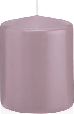 Produktbild von Stumpenkerzen in RAL-Qualität Mauve Lila Ø 78 x 100 mm, 8 Stück