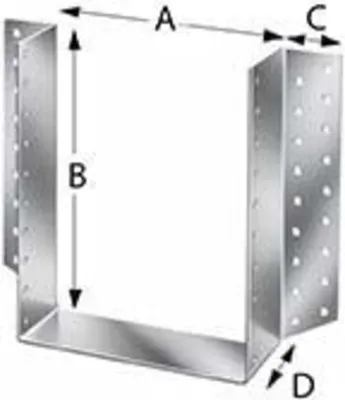 Produktbild von SST Balkenschuh BSD160/160