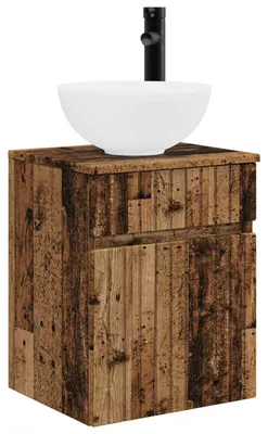 Obrázek produktu pro vidaXL Nástěnná umyvadlová skříňka z recyklovaného dřeva 39 x 35 x 63 cm