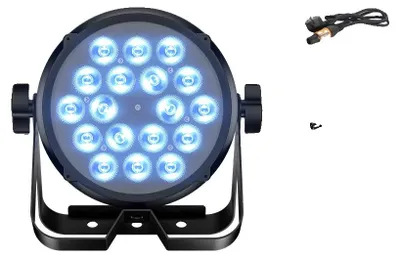 Immagine prodotto di Lampada LED Par, 18x12W RGBWA UV, design resistente IP65, IP65 18x12W