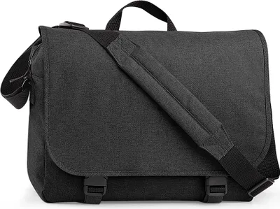 Produktbild von BagBase Messenger Tasche Two-Tone (2 Stück/Packung) RW6964 (Einheitsgröße) (Anthrazit)