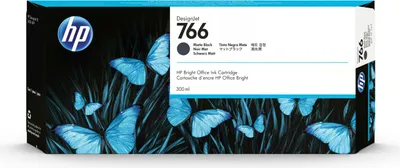 Image de HP Cartouche d'encre DesignJet 766 noir mat de 300 ml