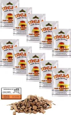 Produktbild von 10 x Bulldog Trocken Methefe + Hefenährsalz 28g/25L Hefe zur Met-Gärung Hefe für Honig