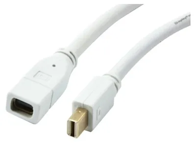 Imagen del producto de Synergy 21 S216366, 3 metros, Mini DisplayPort, Mini DisplayPort, Conector macho, Conector hembra, Blanco