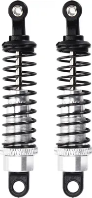 Immagine prodotto di 2pcs RC auto ammortizzatori 1/16 anteriore posteriore 73 mm di lunghezza in lega di alluminio modello camion ammortizzatori