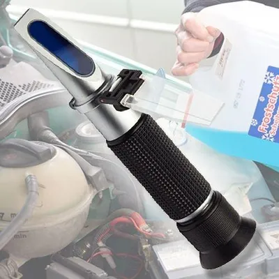 Refraktometer Frostschutz Batterie Solar 0–-60 °C 1.100–1.400 sg ATC