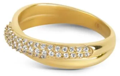 Produktbild von Eleganter Damenring in Gold, Ringgröße 7