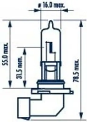 Produktbild von HB3 NARVA Lampen Autolampen 12V 60W P20d 48616