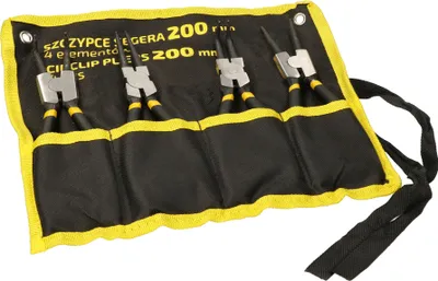 Immagine prodotto di KOTARBAU Set di pinze per anelli elastici da 4 pezzi 200 mm Set ideale per la lavorazione degli anelli elastici
