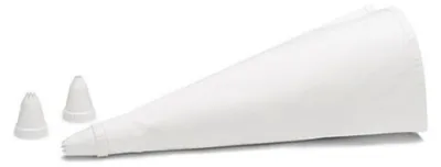 Immagine prodotto di set per decorazioni con sacchetto per tubazioni 28 cm bianco 4 pezzi
