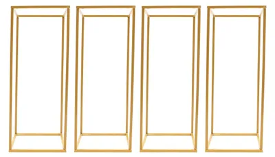 Produktbild von 4er Set Goldene Blumenständer aus Metall für Hochzeiten und Veranstaltungen