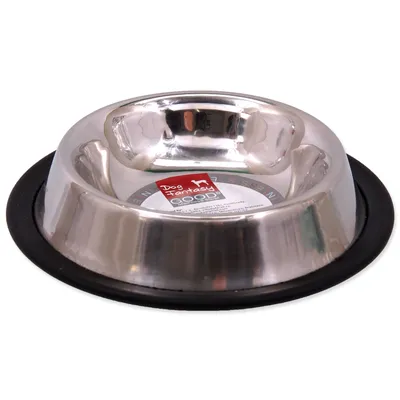 Image de Gamelle DOG FANTASY en acier inoxydable avec caoutchouc 15,5 cm 190 ml