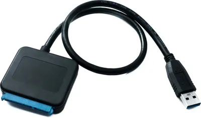 Produktbild von SYSTEM-S SATA Kabel 40 cm 22 Pin Buchse zu USB 3.0 Typ A Stecker 2.5" Festplatte