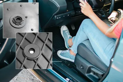 Immagine prodotto di Tappetini in gomma neri per Citroen C4 Picasso I 2006-2013 Set 4 pezzi