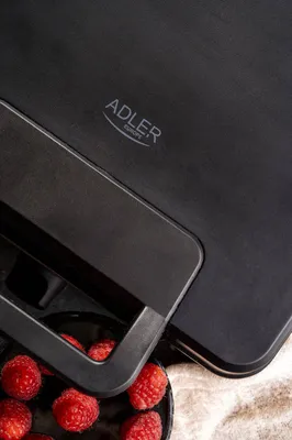 Zdjęcie produktu dla Adler | Gofrownica | Ad 3049 | 1200 W | Ilość Ciasta 4 | Belgia | Czarny