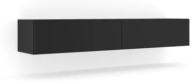 Produktbild von TV-Möbel Bali mit 2 Türen, Mattschwarz, 180cm