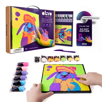Obrázek produktu pro OKTO Zajíček výtvarná sada malování na plátno 30x30 cm