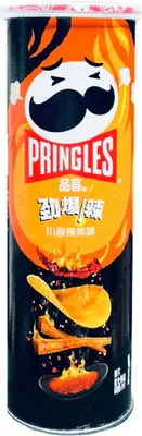Produktbild von Pringles Super Hot Spicy Strips Flavor 110g