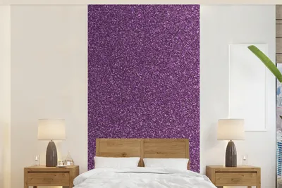 Produktbild von Glitzer-Foto-Tapete - Rosa - Abstraktes Design - 120 cm breit x 240 cm hoch