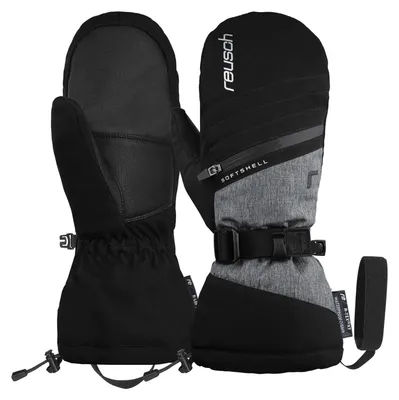 Produktbild von Reusch Fäustlinge Demi R-TEX® XT Mitten mit praktischer Heizkissentasche 7688 black/grey melange 8.5