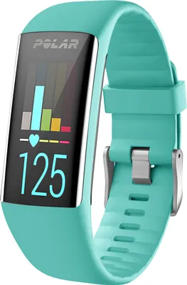 Produktbild von Polar A360, Polar A370 Band: imoshion Silikonband mit Klicksystem silberne Schnalle