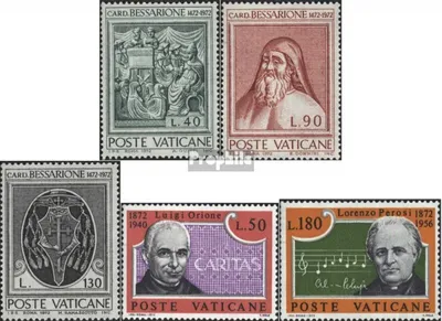 Produktbild von Briefmarken Vatikanstadt 1972 Mi 610-612,613-614 (kompl.Ausg.) gestempelt Sondermarken